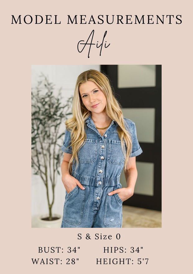 Garden at Goldenhour Flutter Sleeve Blouse in  Blue