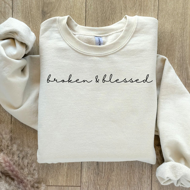 Broken & Blessed Graphic Sweatshirt