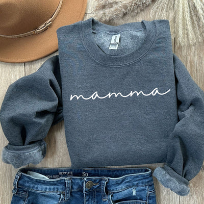 Mama Dainty Print Graphic Sweatshirt