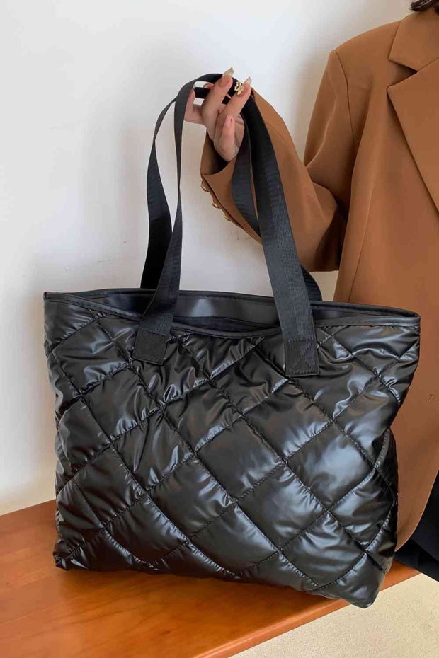 Vegan Leather Tote Bag