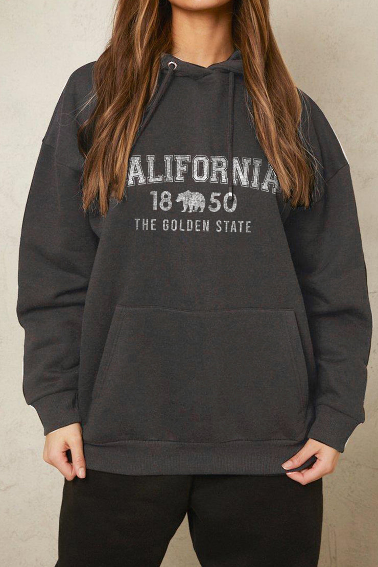 CALIFORNIA THE GOLDEN STATE Graphic Hoodie