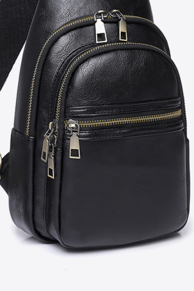 Sling Bag With Contrast Strap