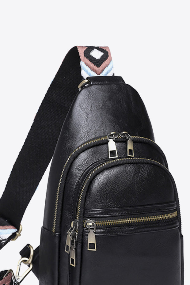 Sling Bag With Contrast Strap