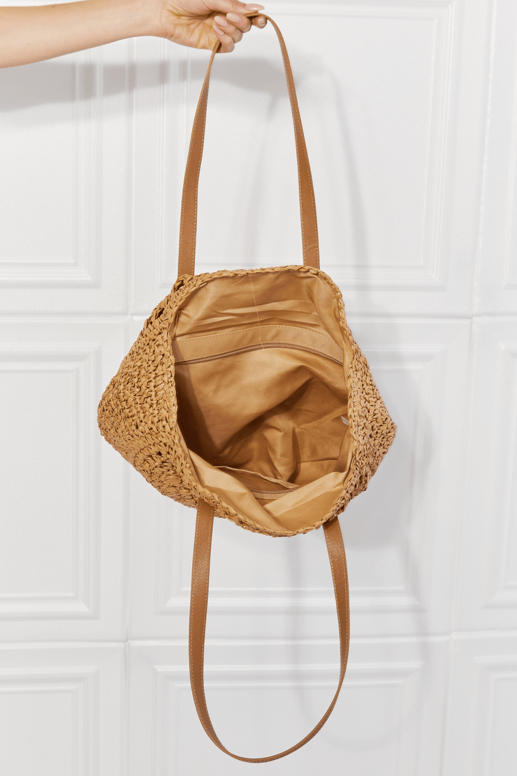 Crochet Handbag in Caramel