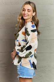 Wishful Thinking Multi Colored Printed Blouse