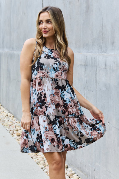 In Love Floral Sleeveless Dress