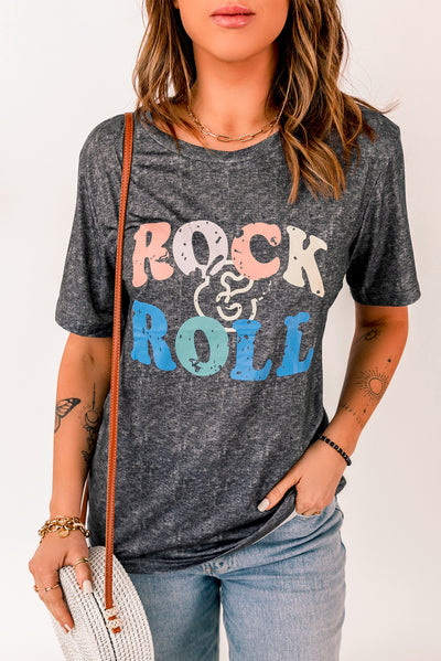 ROCK & ROLL Graphic T-Shirt