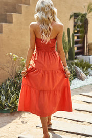 Smocked Strapless Tiered Dress