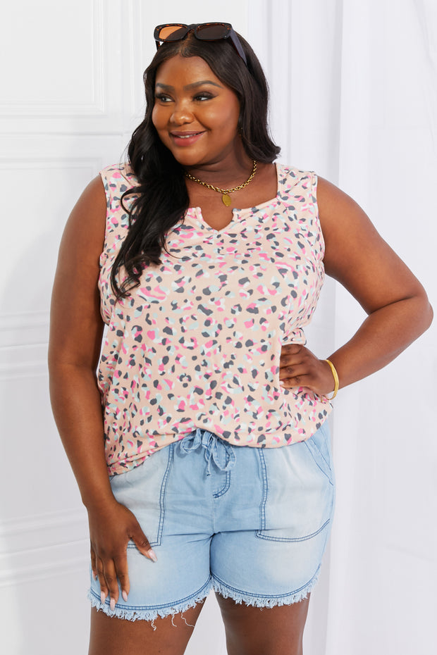 Surprise Party Printed Sleeveless Top