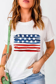 American Flag Graphic  Tee