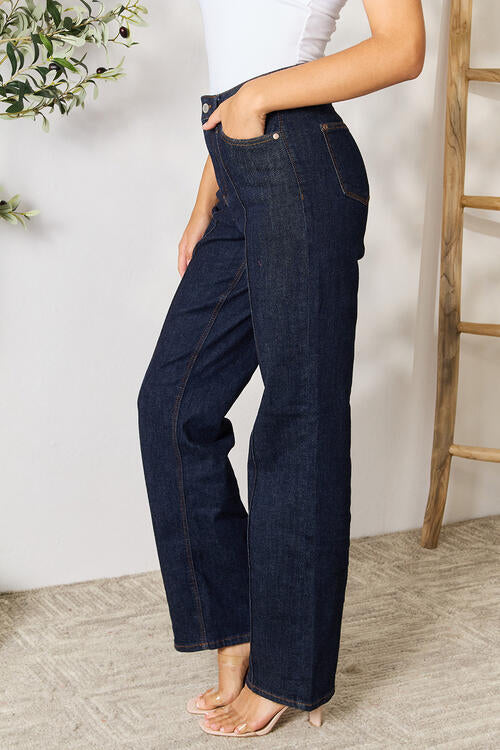 Judy Blue ]High Waist Wide Leg Jeans
