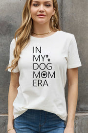 IN MY DOG MOM ERA Graphic Cotton Tee